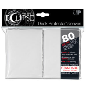 Deck Protectors - Pro Matte - Eclipse White - Pack of 80
