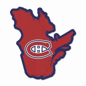 Montreal Canadiens Sign Wood State Shape
