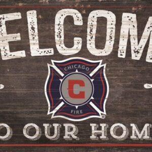 Chicago Fire Sign Wood 6x12 Welcome To Our Home Design