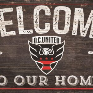 DC United Sign Wood 6x12 Welcome To Our Home Design