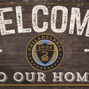 Philadelphia Union Sign Wood 6x12 Welcome To Our Home Design