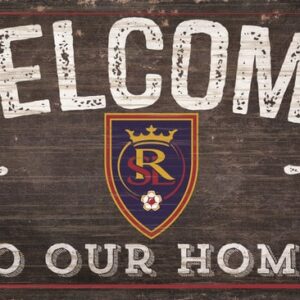 Real Salt Lake Sign Wood 6x12 Welcome To Our Home Design