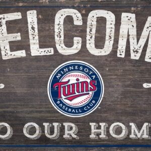 Minnesota Twins Sign Wood 6x12 Welcome To Our Home Design