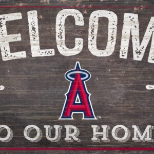 Los Angeles Angels Sign Wood 6x12 Welcome To Our Home Design