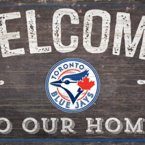 Toronto Blue Jays Sign Wood 6x12 Welcome To Our Home Design