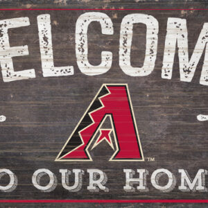 Arizona Diamondbacks Sign Wood 6x12 Welcome To Our Home Design