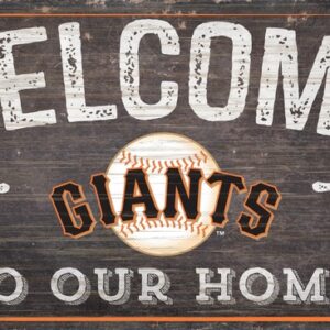 San Francisco Giants Sign Wood 6x12 Welcome To Our Home Design