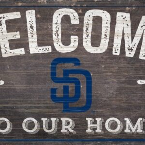 San Diego Padres Sign Wood 6x12 Welcome To Our Home Design