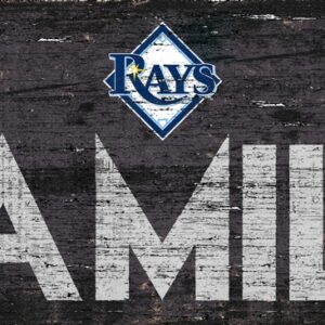 Tampa Bay Rays Sign Wood 12x6 Family Design