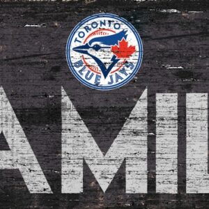 Toronto Blue Jays Sign Wood 12x6 Family Design