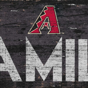 Arizona Diamondbacks Sign Wood 12x6 Family Design