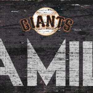 San Francisco Giants Sign Wood 12x6 Family Design