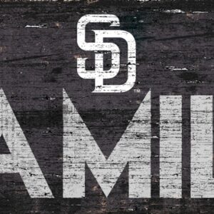 San Diego Padres Sign Wood 12x6 Family Design