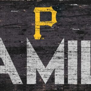 Pittsburgh Pirates Sign Wood 12x6 Family Design