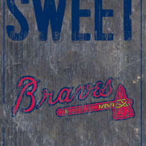Atlanta Braves Sign Wood 6x12 Home Sweet Home Design