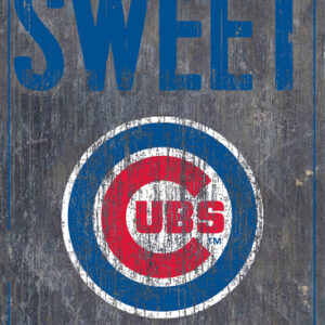 Chicago Cubs Sign Wood 6x12 Home Sweet Home Design