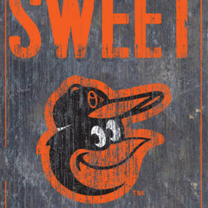 Baltimore Orioles Sign Wood 6x12 Home Sweet Home Design