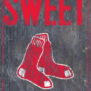 Boston Red Sox Sign Wood 6x12 Home Sweet Home Design