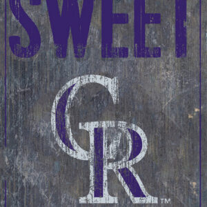 Colorado Rockies Sign Wood 6x12 Home Sweet Home Design