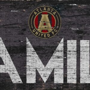 Atlanta United FC Sign Wood 12x6 Family Design