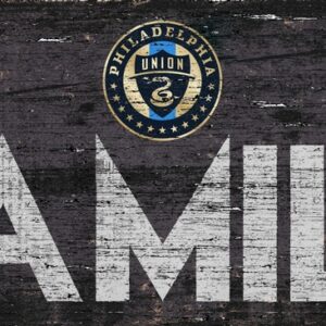 Philadelphia Union Sign Wood 12x6 Family Design