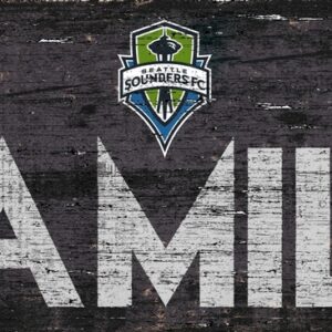 Seattle Sounders Sign Wood 12x6 Family Design