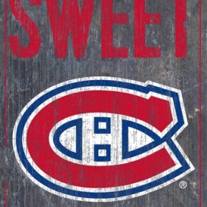 Montreal Canadiens Sign Wood 6x12 Home Sweet Home Design