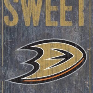 Anaheim Ducks Sign Wood 6x12 Home Sweet Home Design