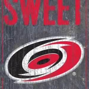Carolina Hurricanes Sign Wood 6x12 Home Sweet Home Design