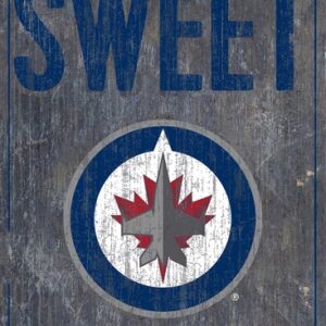 Winnipeg Jets Sign Wood 6x12 Home Sweet Home Design