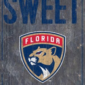Florida Panthers Sign Wood 6x12 Home Sweet Home Design
