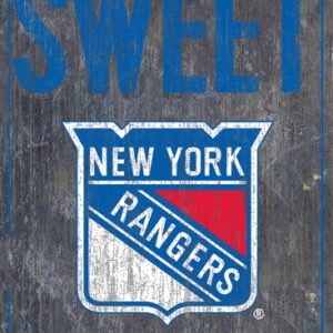 New York Rangers Sign Wood 6x12 Home Sweet Home Design