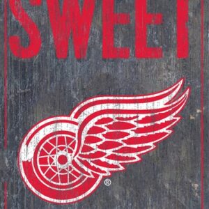 Detroit Red Wings Sign Wood 6x12 Home Sweet Home Design