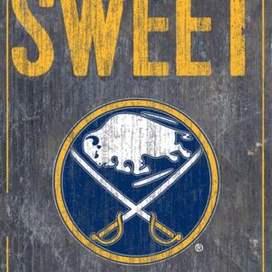 Buffalo Sabres Sign Wood 6x12 Home Sweet Home Design