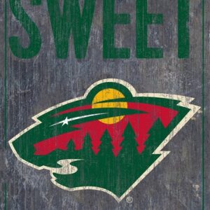 Minnesota Wild Sign Wood 6x12 Home Sweet Home Design