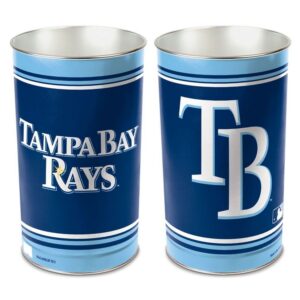 Tampa Bay Rays Wastebasket 15 Inch
