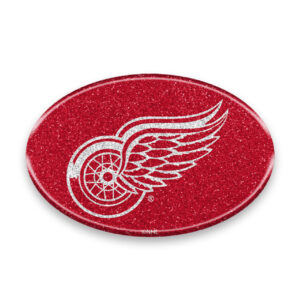 Detroit Red Wings Auto Emblem - Oval Color Bling