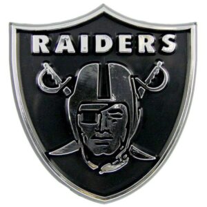 Las Vegas Raiders Auto Emblem - Silver