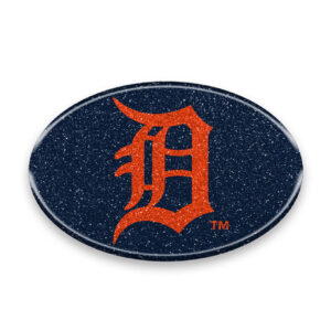 Detroit Tigers Auto Emblem - Oval Color Bling