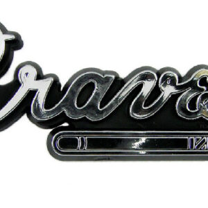 Atlanta Braves Auto Emblem - Silver