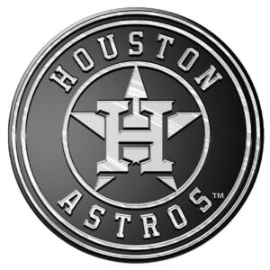 Houston Astros Auto Emblem - Silver