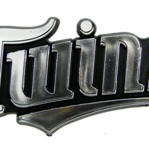 Minnesota Twins Auto Emblem Silver Chrome