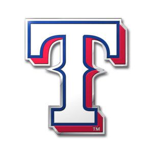 Texas Rangers Auto Emblem Color
