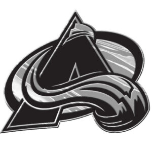 Colorado Avalanche Auto Emblem - Silver