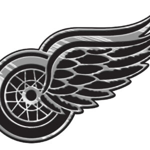 Detroit Red Wings Auto Emblem - Silver