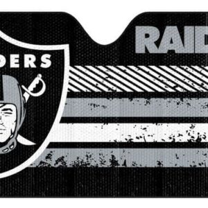 Las Vegas Raiders Auto Sun Shade - 59"x27"