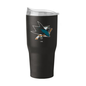 San Jose Sharks Tumbler 30oz Flipside Powder Coat