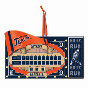 Detroit Tigers Ornament Scoreboard Design