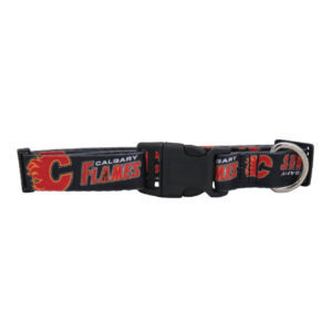 Calgary Flames Pet Collar Size M