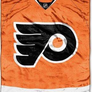Philadelphia Flyers Blanket 50x60 Raschel Jersey Design
